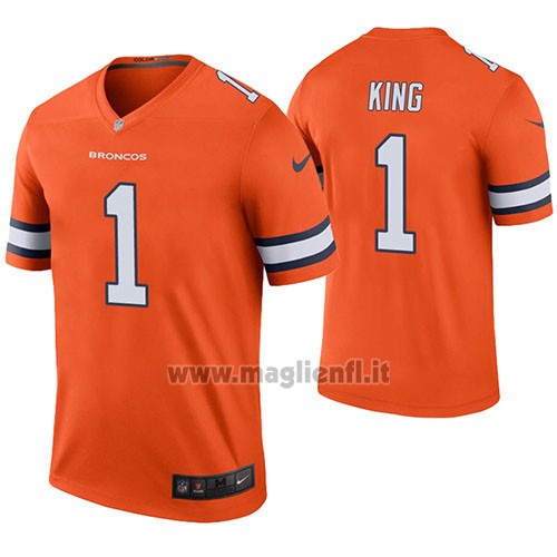Maglia NFL Legend Denver Broncos Marquette King Arancione Color Rush